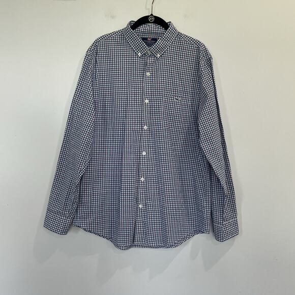 Vineyard Vines Slim‎ Fit Tucker Shirt Long Sleeve Plaid Size Large For Men - Picture 1 of 8